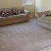 Carpet prepared for cleaning