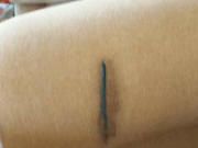 Sofa Sharpie stain cleaning before